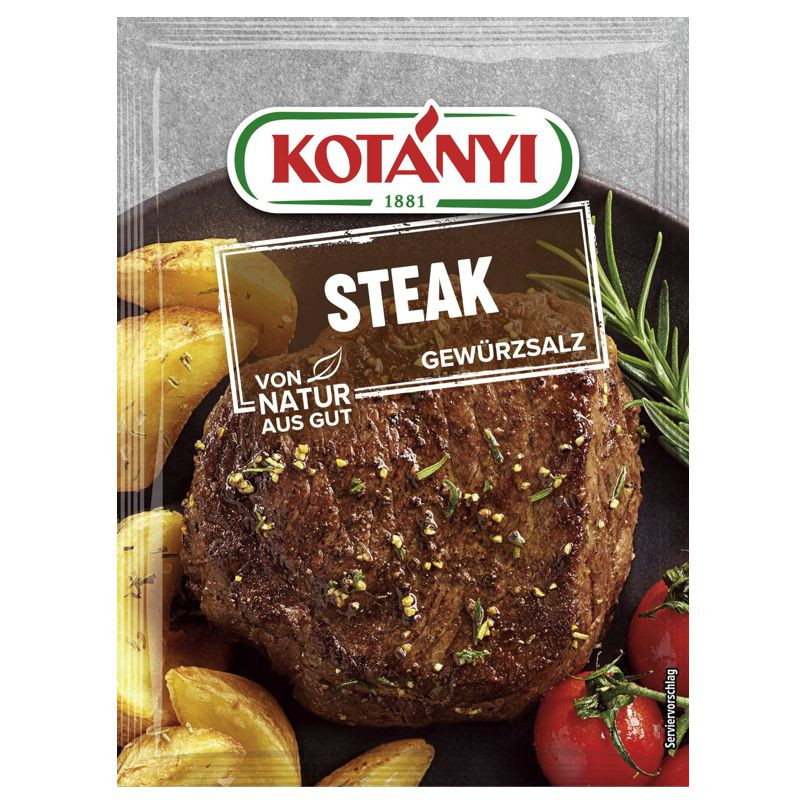Kotanyi Steak Gewürzsalz Brief 42g