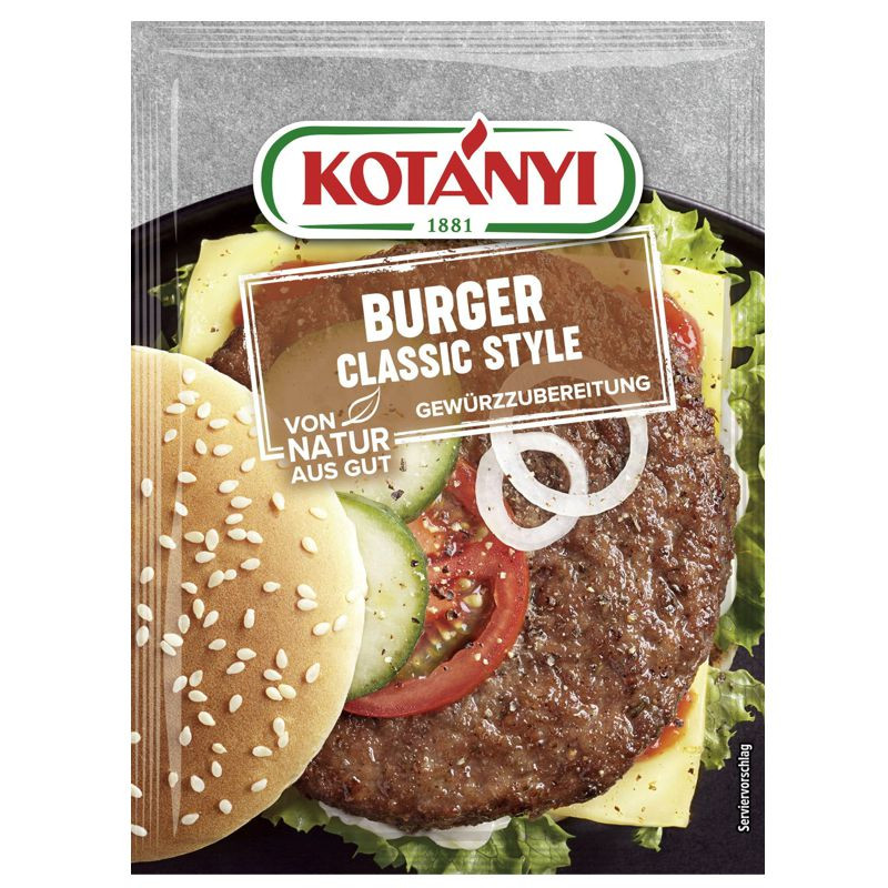 Kotanyi Classic Burger Gewürzmischung Brief 25g