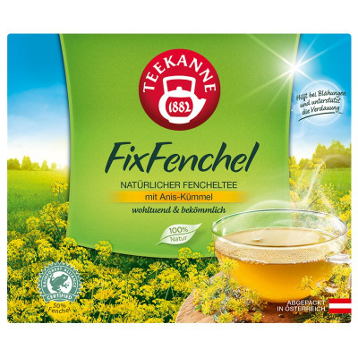 Teekanne FixFenchel mit Anis und Kümmel Fenchelteemischung 40 Btl