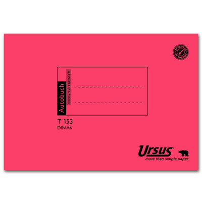 Ursus Autobuch T153 A6 quer 54 Blatt 80g/qm
