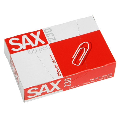 SAX Büroklammern 230 26mm 100 Stück