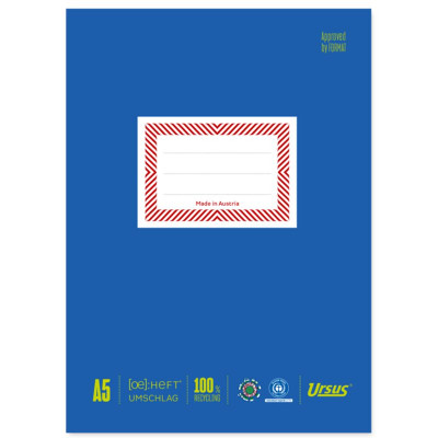 Ursus OE Heftumschlag A5 150g/qm blau