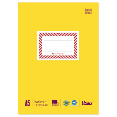 Ursus OE Heftumschlag A5 150g/qm gelb