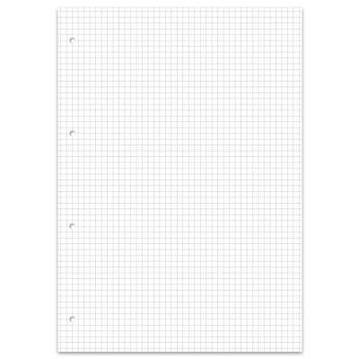 Preview: Ursus Green Collegeblock A4 80 Blatt 60g/qm 5mm kariert 4-Loch