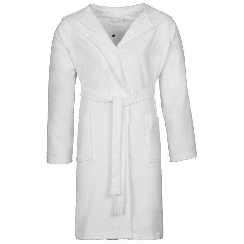 Vossen Bademantel Texas Unisex S Weiß 030