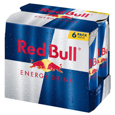 Red Bull Energy Drink Getränk 6x250 ml