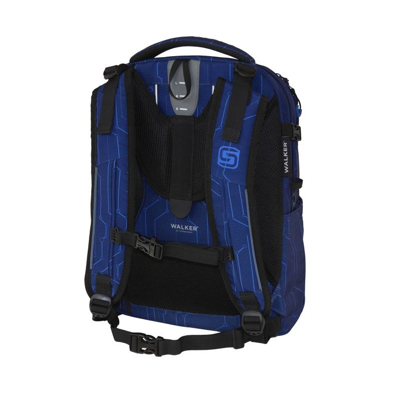 Preview: Walker Teenager Schulrucksack Campus Evo 2.0 Cyber Blue
