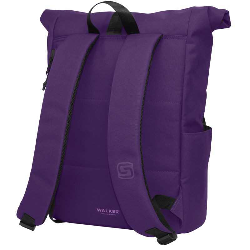 Preview: Walker Classic Rucksack Roll Top Purple Velvet