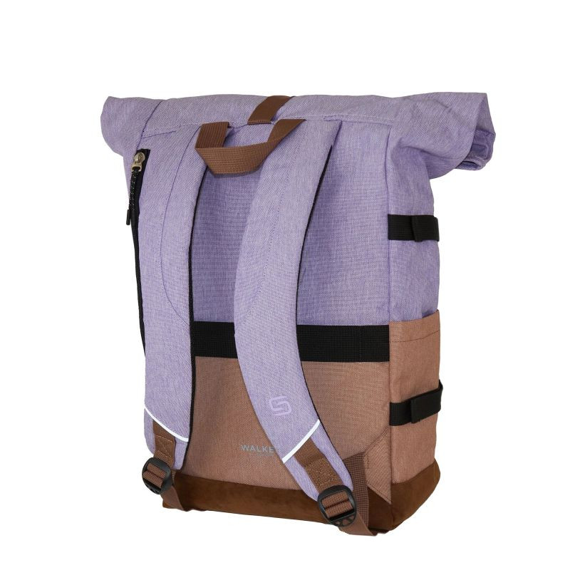 Preview: Walker Lifestyle Rucksack Roll Up Two Lavender / Biscuit