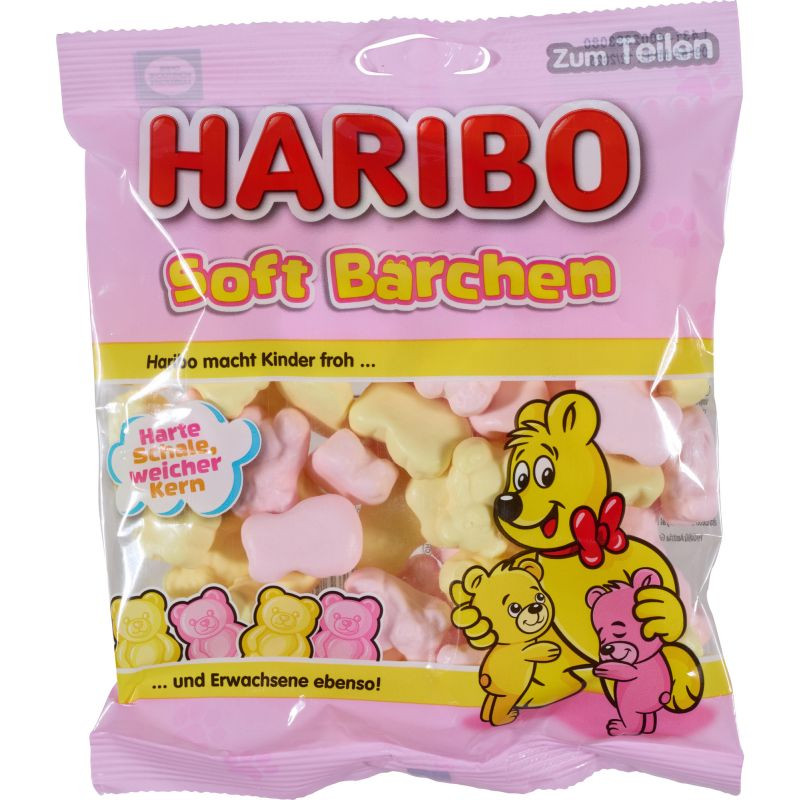 Haribo Softbärchen 175 g Weiche Fruchtgummi Bärchen mit fruchtigem Geschmack