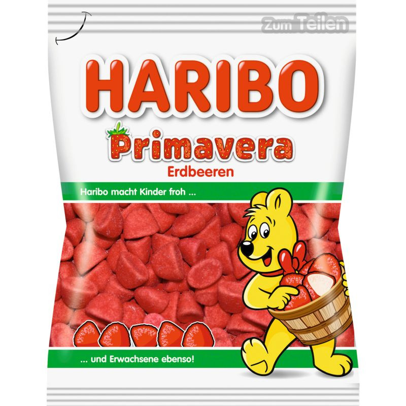 Haribo Primavera Erdbeeren Schaumzucker 200 g Beutel