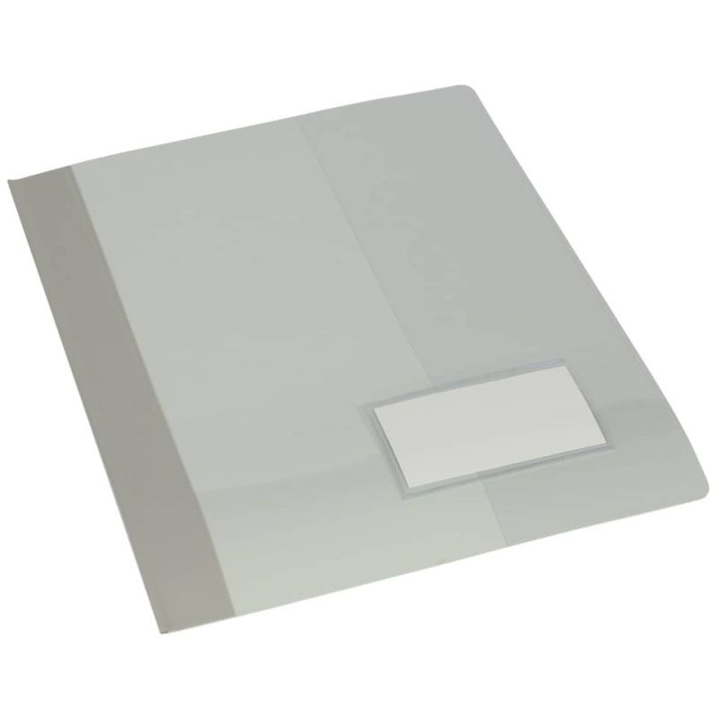 DONAU Schnellhefter A4+ Überbreite PVC grau