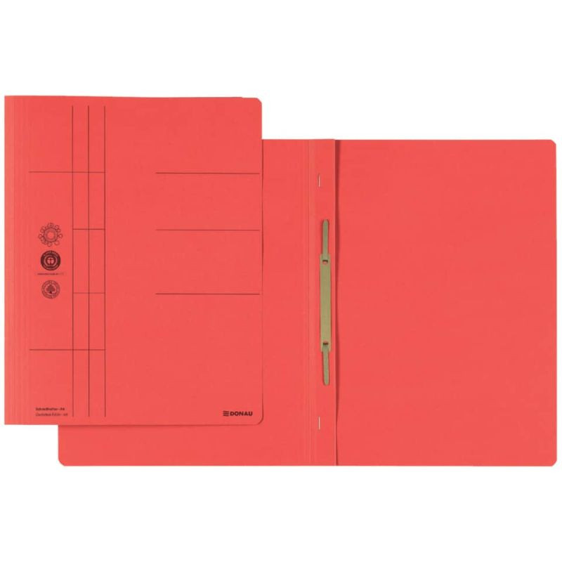 DONAU Schnellhefter Karton A4 rot