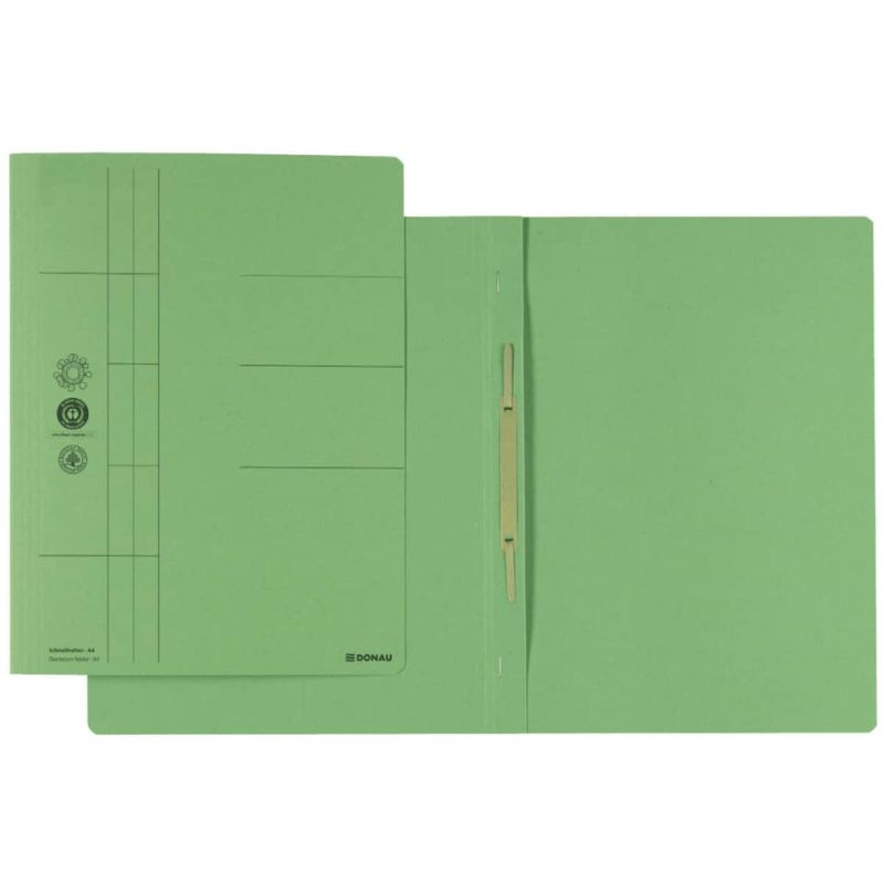 DONAU Schnellhefter Karton A4 grün