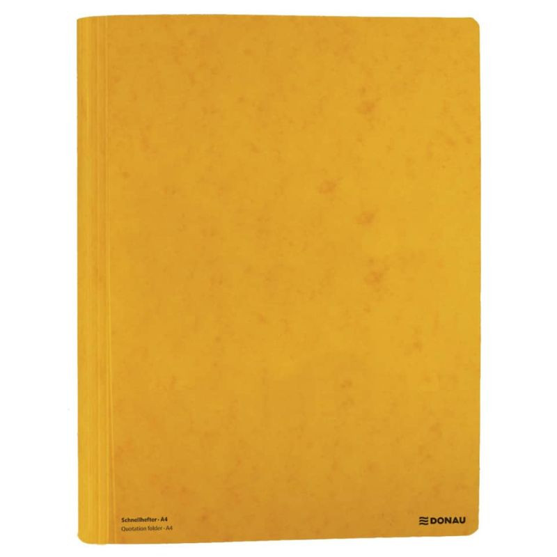 DONAU Schnellhefter Pressspan A4 gelb