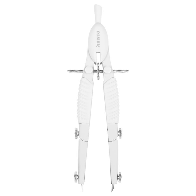 Preview: ARISTO TopLine Schnellverstellzirkel weiß 2 Gelenke Minen