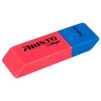ARISTO College Radierer BT 040, blau-rot, blau für Tinte, rot für Bleistift
