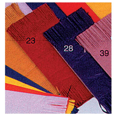 Bonbonwickel Blumenseide, gefranst rot 8,6x17cm 100 Stück