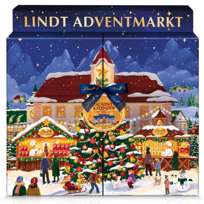 Lindt Christkindlmark Adventmarkt Adventkalender 304g