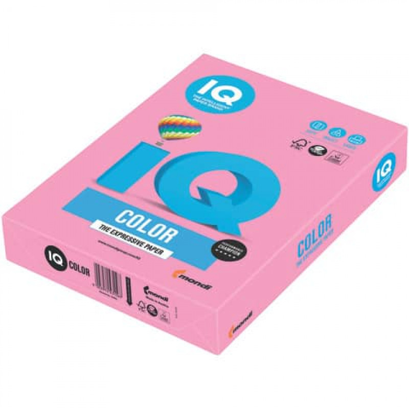 MONDI IQ Kopierpapier A4 80g pastell rosa 500 Blatt