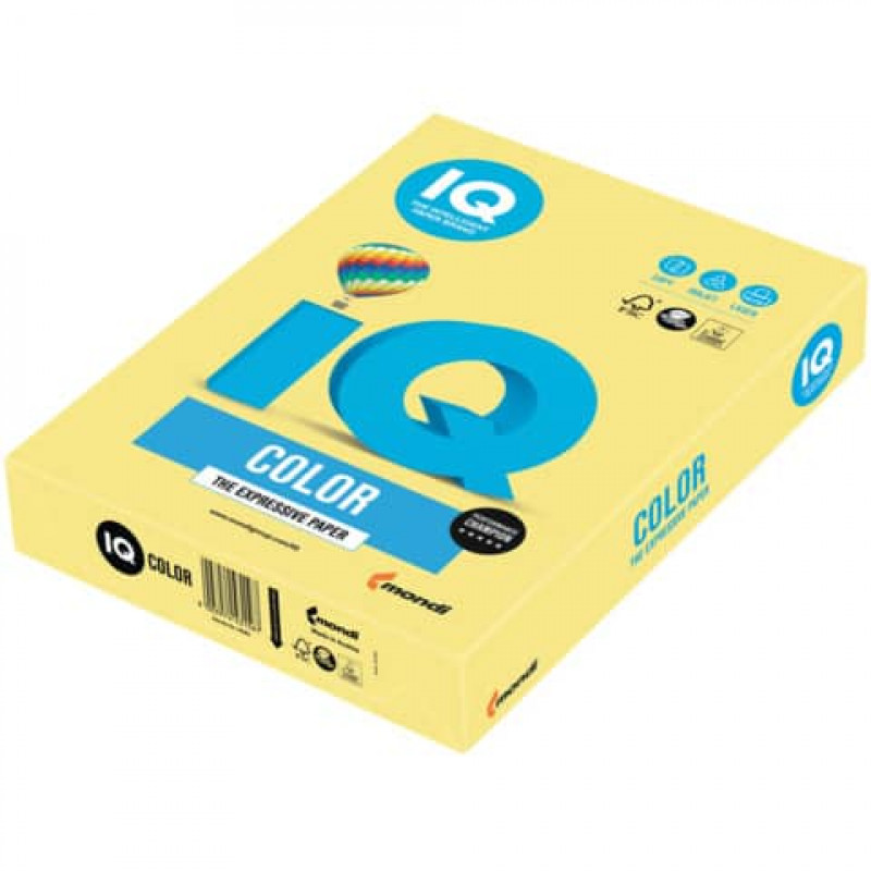 MONDI IQ Kopierpapier A4 80g trend zitronengelb 500 Blatt