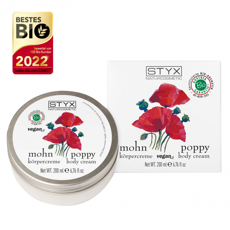 STYX Poppy seed body cream 200ml