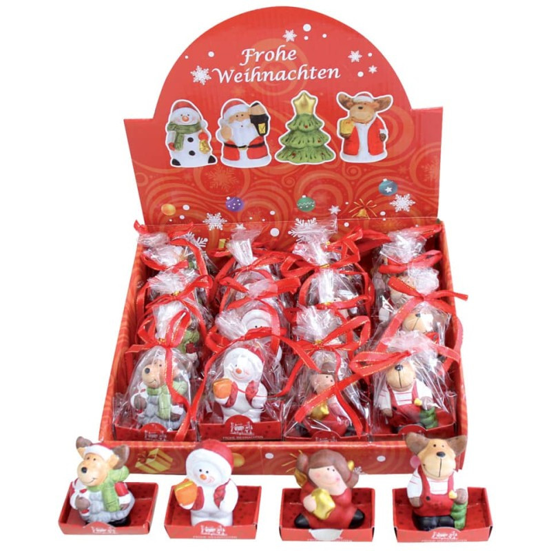 Weihnachten Figur sortiert 1 Stück