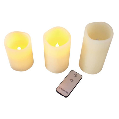 LED Kerze sortiert mit Fernbedienung