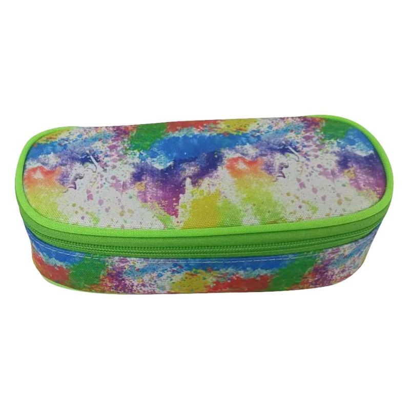 Donau Schüleretui Zippennal klein Motiv Splotch Pastell oval