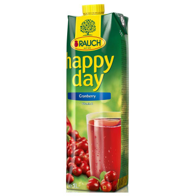 Rauch Happy Day Cranberry 1 l