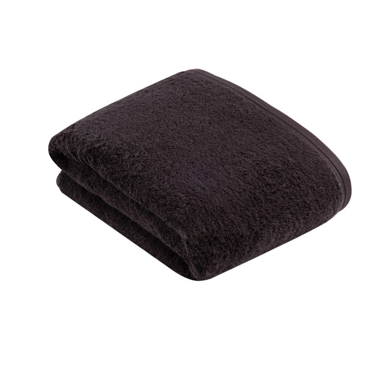 Vossen Badetuch Vegan Life 100x150 cm Anthrazit 770