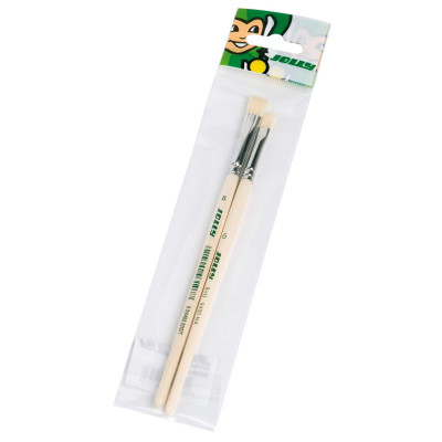 JOLLY Borstenpinsel natur Nr. 6+8