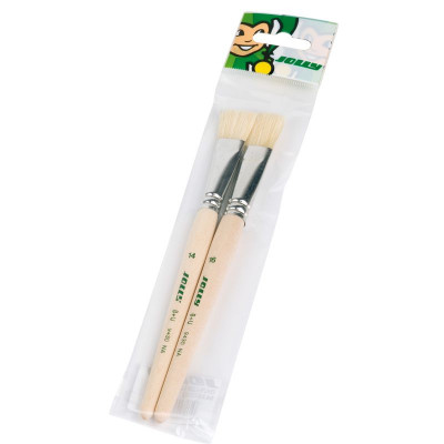 JOLLY Borstenpinsel natur Nr. 14+16