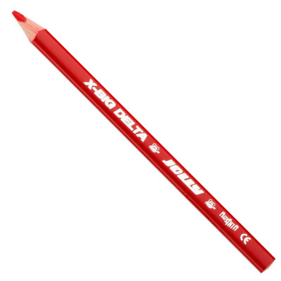 JOLLY Buntstift X-BIG DELTA Einzelstift kirschrot