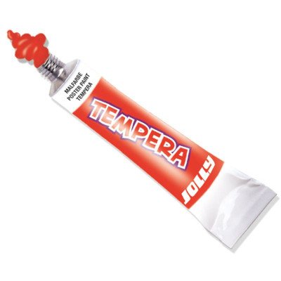 JOLLY Super Tempera Malfarbe 7,5ml Tube zinnober