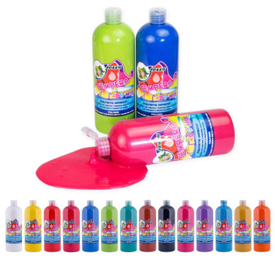 Preview: JOLLY Tempera Kids Mix Malfarbe 1L-Flasche lavendel