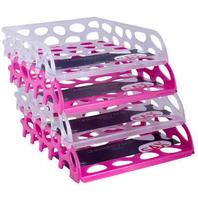 Preview: SAX Aktenkorb Voronoi magenta