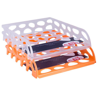 Preview: SAX Aktenkorb Voronoi orange