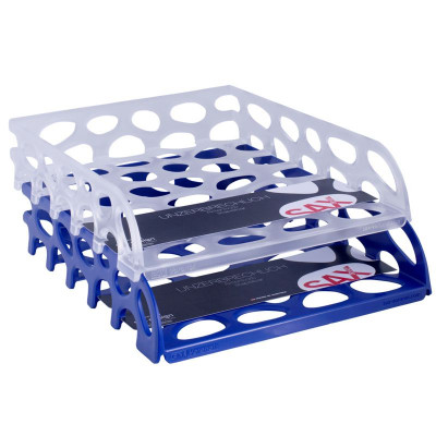 Preview: SAX Aktenkorb Voronoi blau