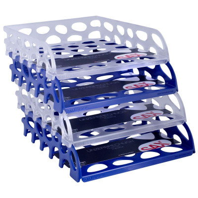 Preview: SAX Aktenkorb Voronoi blau