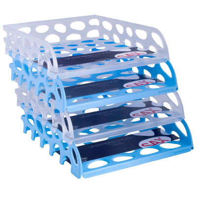 Preview: SAX Aktenkorb Voronoi hellblau