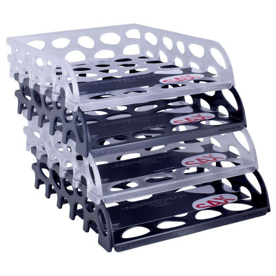 Preview: SAX Aktenkorb Voronoi schwarz