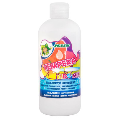 JOLLY Tempera Kids Mix Malfarbe 500ml-Flasche weiss