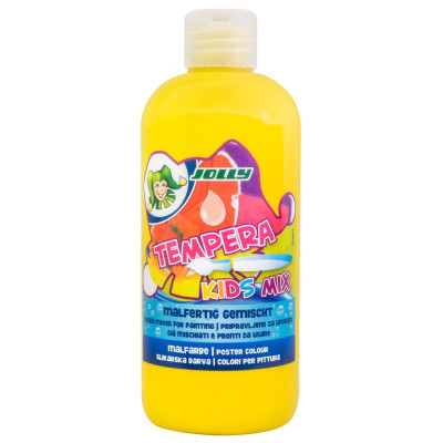 JOLLY Tempera Kids Mix Malfarbe 500ml-Flasche hellgelb