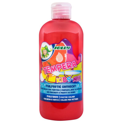 JOLLY Tempera Kids Mix Malfarbe 500ml-Flasche karminrot