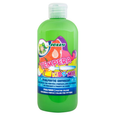 JOLLY Tempera Kids Mix Malfarbe 500ml-Flasche hellgrün