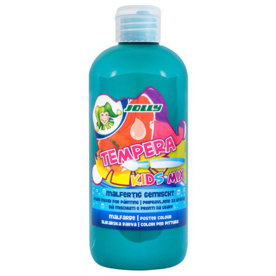JOLLY Tempera Kids Mix Malfarbe 500ml-Flasche dunkelgrün