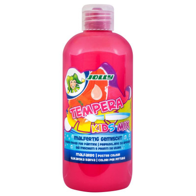 JOLLY Tempera Kids Mix Malfarbe 500ml-Flasche rose