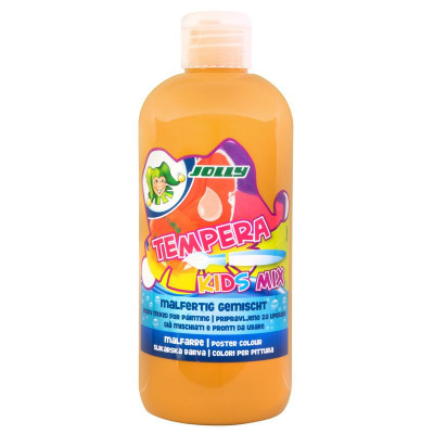 JOLLY Tempera Kids Mix Malfarbe 500ml-Flasche ocker