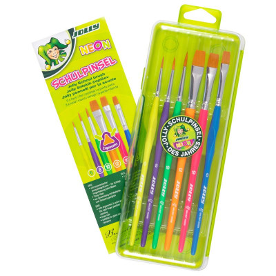 Preview: JOLLY Dreikantpinselset NEON 6er